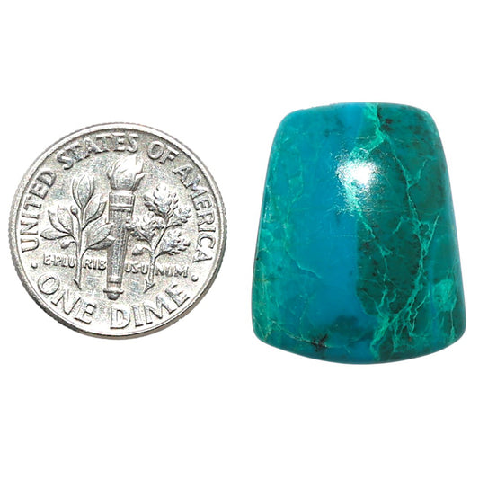 Azurite Chrysocolla 17.7x21.6x5 mm Fancy Shape Polished Gemstone LS37-08599