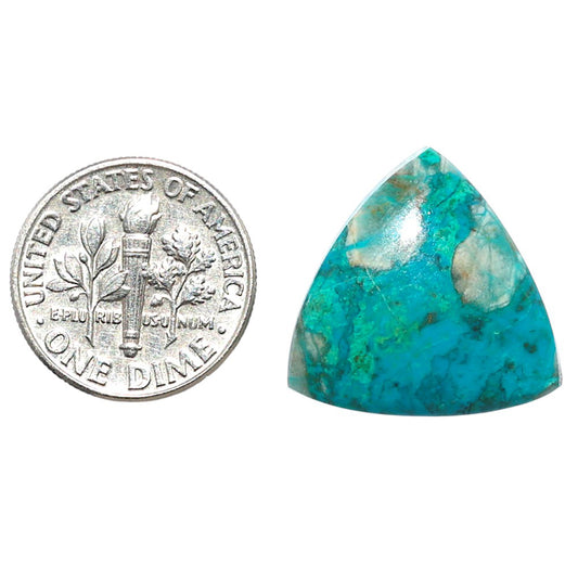 Azurite Chrysocolla 19.7x19.7x4.6 mm Fancy Shape Polished Gemstone LS37-08602