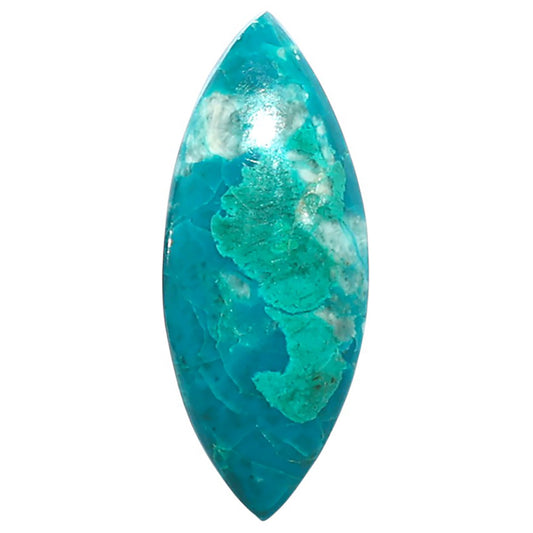 Azurite Chrysocolla 11x27x5 mm Marquise Shape Polished Gemstone LS37-08603