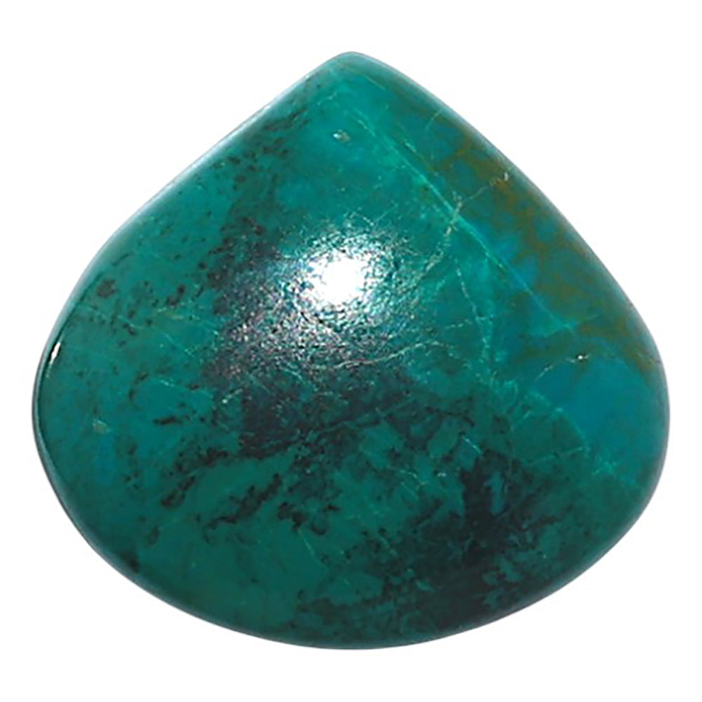 Azurite Chrysocolla 18.4x19.7x5.3 mm Heart Shape Polished Gemstone LS37-08604