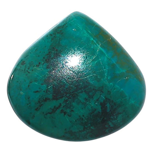 Azurite Chrysocolla 18.4x19.7x5.3 mm Heart Shape Polished Gemstone LS37-08604
