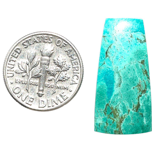 Azurite Chrysocolla 13x26.1x3.7 mm Fancy Shape Polished Gemstone LS37-08605