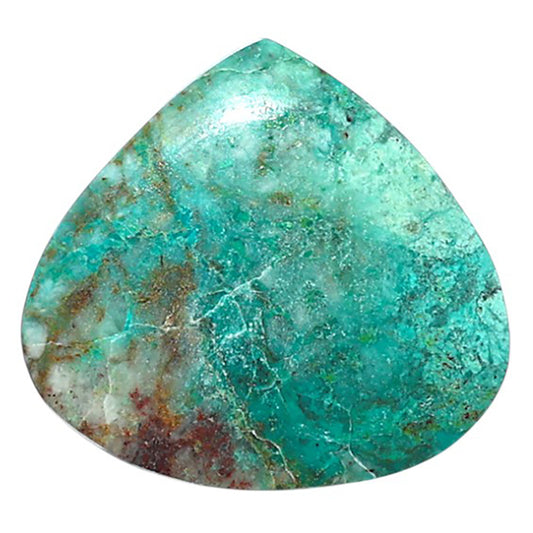 Azurite Chrysocolla 21.75x23.4x3 mm Heart Shape Polished Gemstone LS37-08606