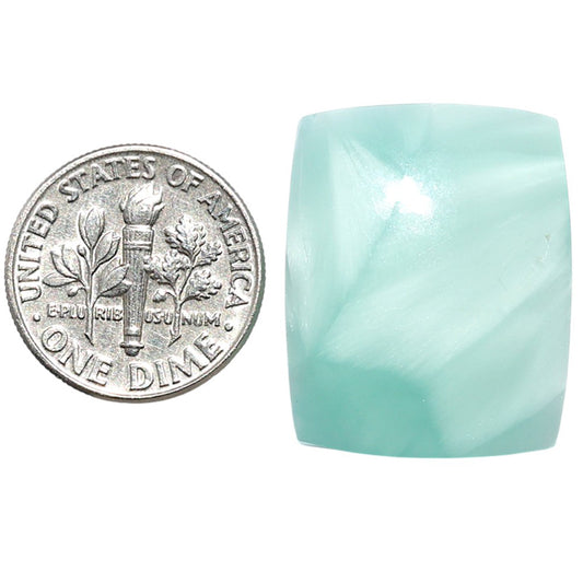 Hemimorphite 19.5x24.1x6 mm Baguette Shape Polished Gemstone LS38-08983