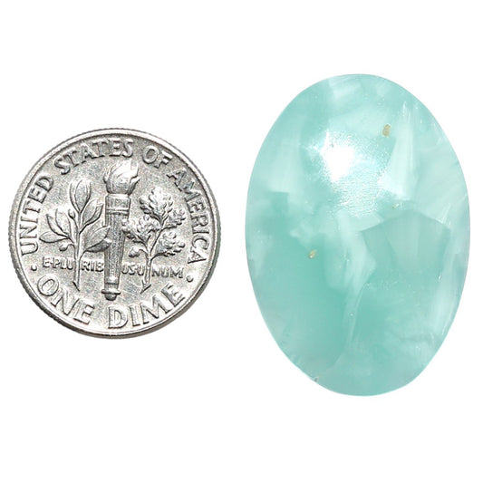 Hemimorphite 19x29.15x5.4 mm Oval Shape Polished Gemstone LS38-08985