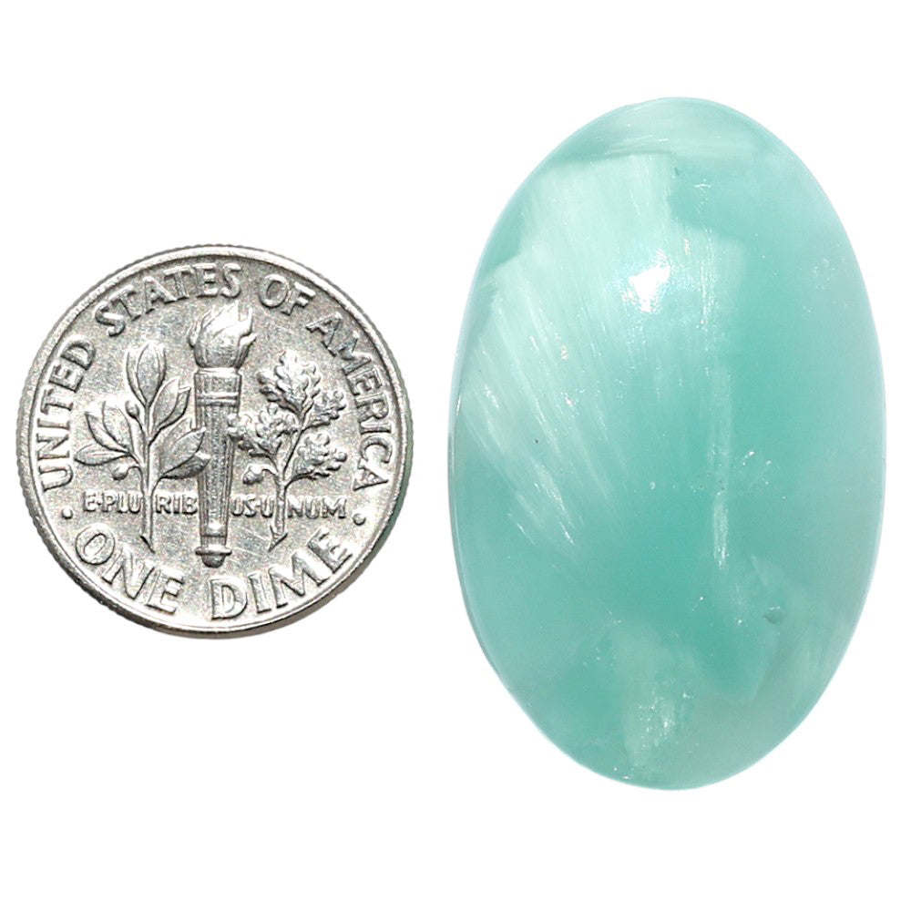 Hemimorphite 19.8x31.2x7 mm Oval Shape Polished Gemstone LS38-08988