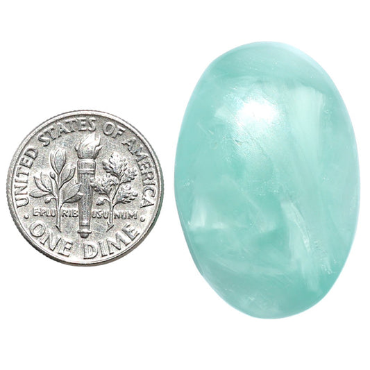 Hemimorphite 21.1x31.5x6.3 mm Oval Shape Polished Gemstone LS38-08990