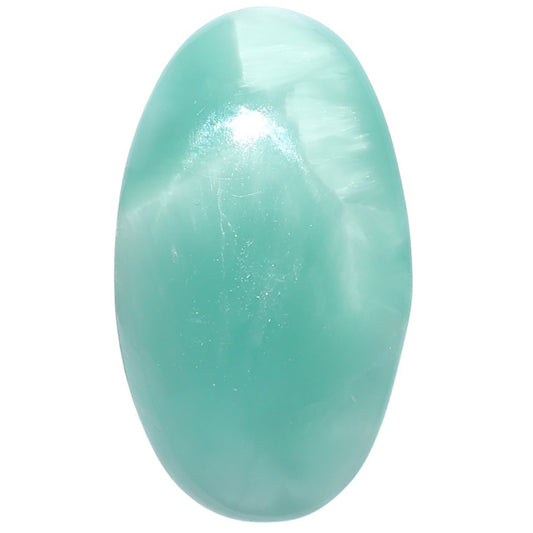 Hemimorphite 23.3x40.15x7 mm Oval Shape Polished Gemstone LS38-08991