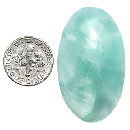 Hemimorphite 24.2x41x6.3 mm Oval Shape Polished Gemstone LS38-08992
