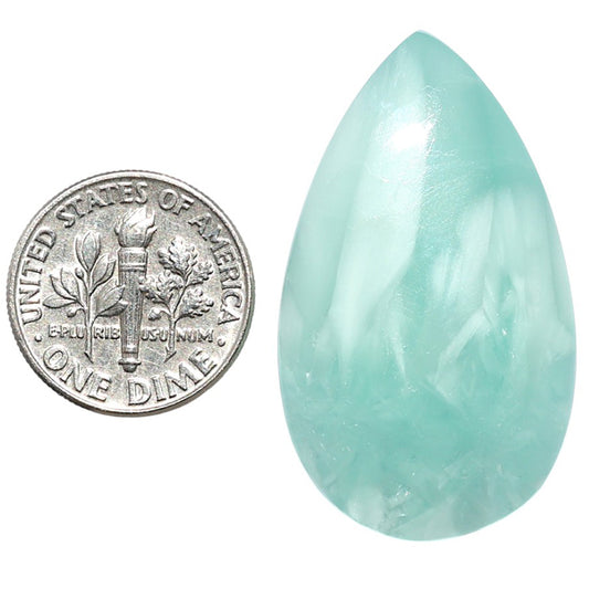 Hemimorphite 21.5x36.65x5 mm Pear Shape Polished Gemstone LS38-08993