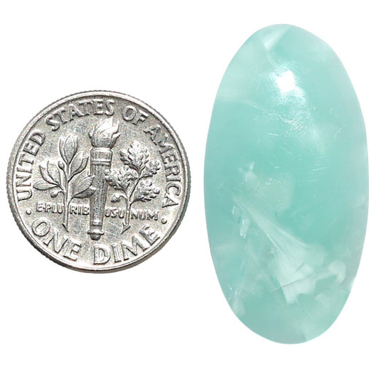 Hemimorphite 16x30.85x5 mm Oval Shape Polished Gemstone LS38-08996