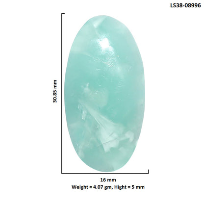 Hemimorphite 16x30.85x5 mm Oval Shape Polished Gemstone LS38-08996