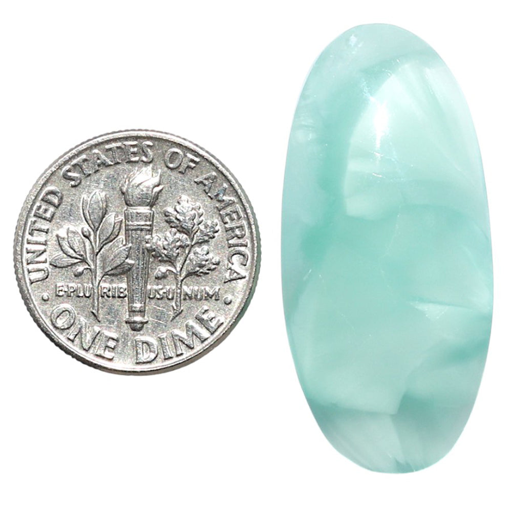 Hemimorphite 15.2x32.25x6 mm Oval Shape Polished Gemstone LS38-09002