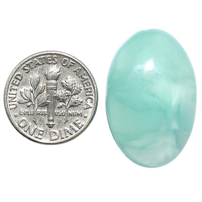 Hemimorphite 17.1x26.35x6.3 mm Oval Shape Polished Gemstone LS38-09004