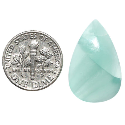 Hemimorphite 15.5x24.5x5 mm Pear Shape Polished Gemstone LS38-09008