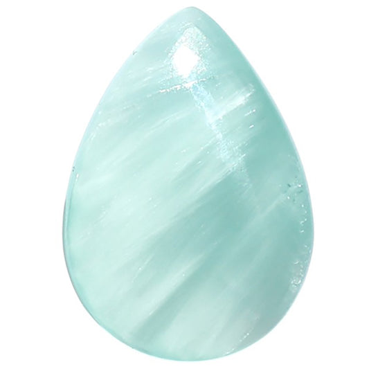 Hemimorphite 15x21x4 mm Pear Shape Polished Gemstone LS38-09009