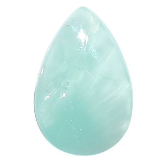 Hemimorphite 11x16.7x4 mm Pear Shape Polished Gemstone LS38-09012