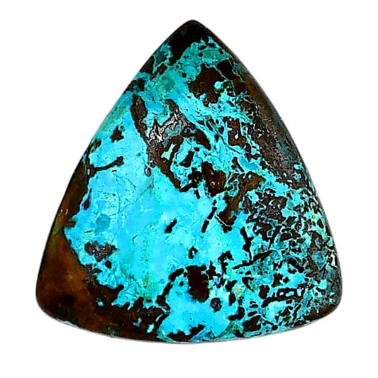 Shattuckite 25.3x26.9x6 mm Fancy Shape Polished Gemstone LS39-06140