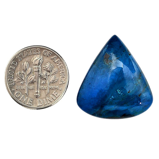 Shattuckite 21.2x23.35x5.8 mm Heart Shape Polished Gemstone LS39-06144