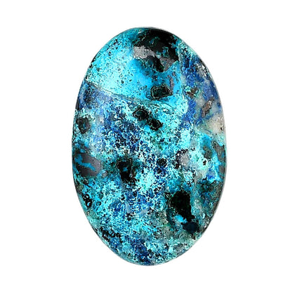 Shattuckite 22.2x34x5 mm Oval Shape Polished Gemstone LS39-06149