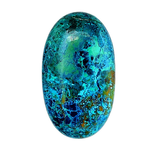 Shattuckite 16.4x28.3x6 mm Oval Shape Polished Gemstone LS39-06151