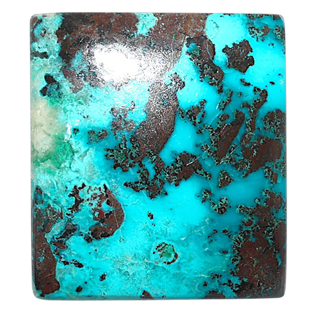 Shattuckite 25.85x29x5 mm Baguette Shape Polished Gemstone LS39-08724