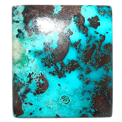Shattuckite 25.85x29x5 mm Baguette Shape Polished Gemstone LS39-08724