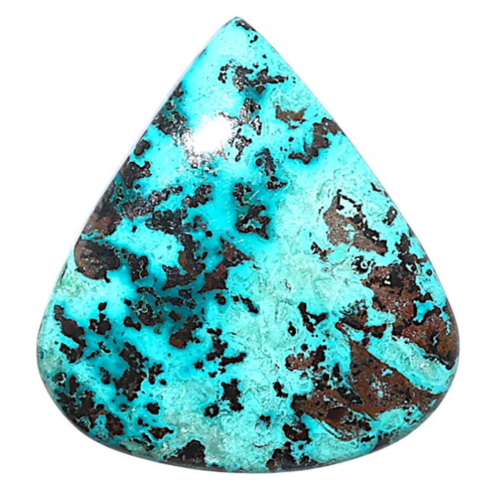 Shattuckite 26.2x28.35x4.5 mm Heart Shape Polished Gemstone LS39-08725