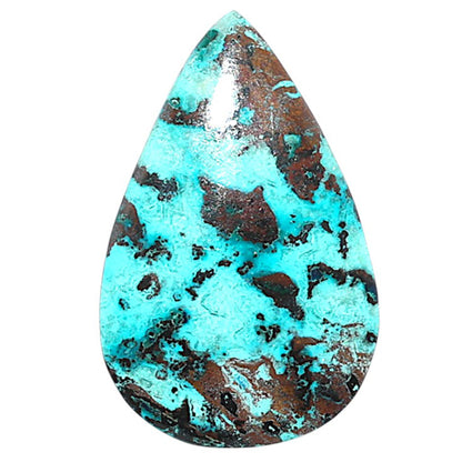 Shattuckite 17.5x27.7x5 mm Pear Shape Polished Gemstone LS39-08727