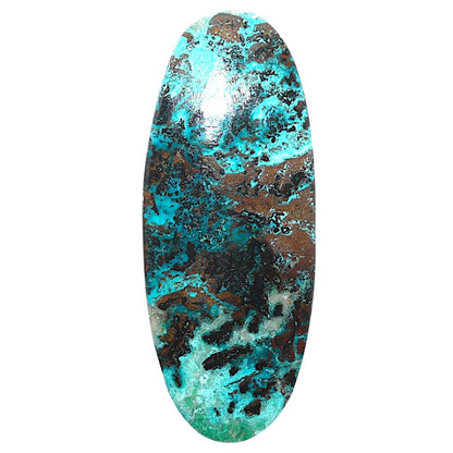Shattuckite 15.3x38x4.4 mm Oval Shape Polished Gemstone LS39-08739