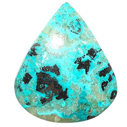 Shattuckite 29.1x34.4x5.5 mm Heart Shape Polished Gemstone LS39-08756