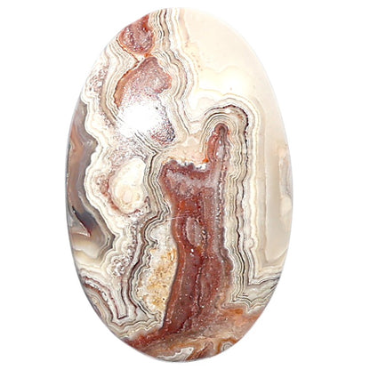 Laguna Lace Agate 19.5x30.4x5 mm Oval Shape Polished Gemstone LS45-08870