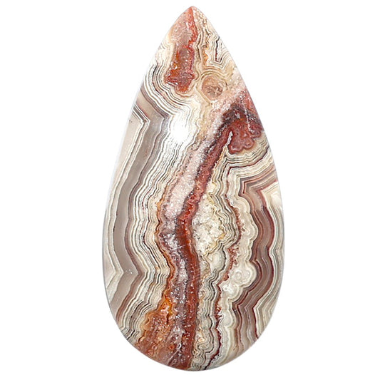 Laguna Lace Agate 18.5x37.15x5.5 mm Pear Shape Polished Gemstone LS45-08877