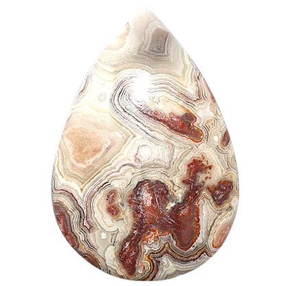 Laguna Lace Agate 21.2x31x5.8 mm Pear Shape Polished Gemstone LS45-08878