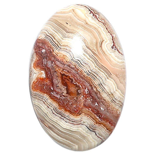 Laguna Lace Agate 16x24.1x6 mm Oval Shape Polished Gemstone LS45-08882
