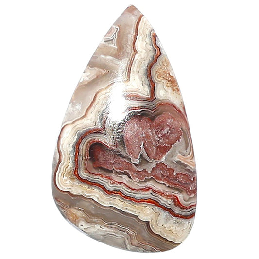 Laguna Lace Agate 16.2x28.1x5.5 mm Fancy Shape Polished Gemstone LS45-08886