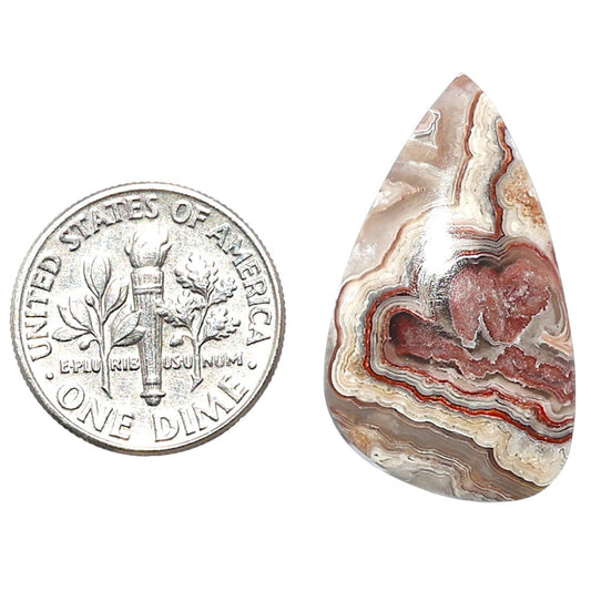 Laguna Lace Agate 16.2x28.1x5.5 mm Fancy Shape Polished Gemstone LS45-08886
