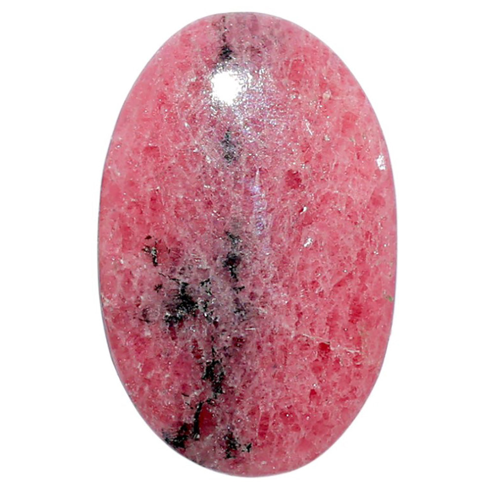 Rhodonite 20.15x31.25x5.8 mm Oval Shape Polished Gemstone LS50-07992