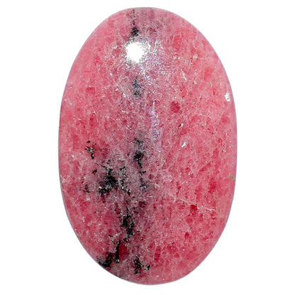 Rhodonite 20.15x31.25x5.8 mm Oval Shape Polished Gemstone LS50-07992