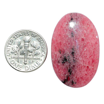 Rhodonite 20.15x31.25x5.8 mm Oval Shape Polished Gemstone LS50-07992
