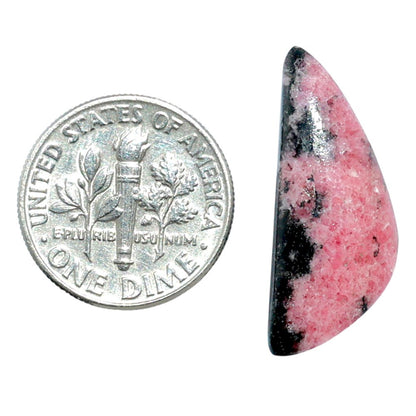 Rhodonite 10.4x25.6x4.5 mm Fancy Shape Polished Gemstone LS50-07999