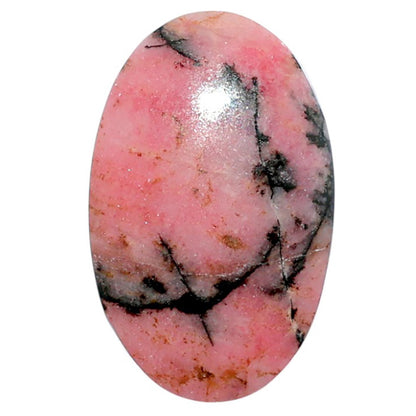 Rhodonite 17x27x5.3 mm Oval Shape Polished Gemstone LS50-08000