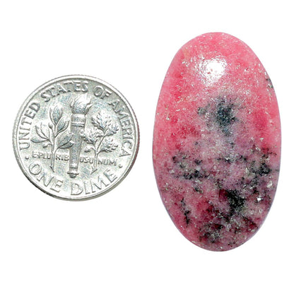 Rhodonite 18x30.8x5.5 mm Oval Shape Polished Gemstone LS50-08003