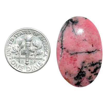 Rhodonite 18x27.7x4.8 mm Oval Shape Polished Gemstone LS50-08005
