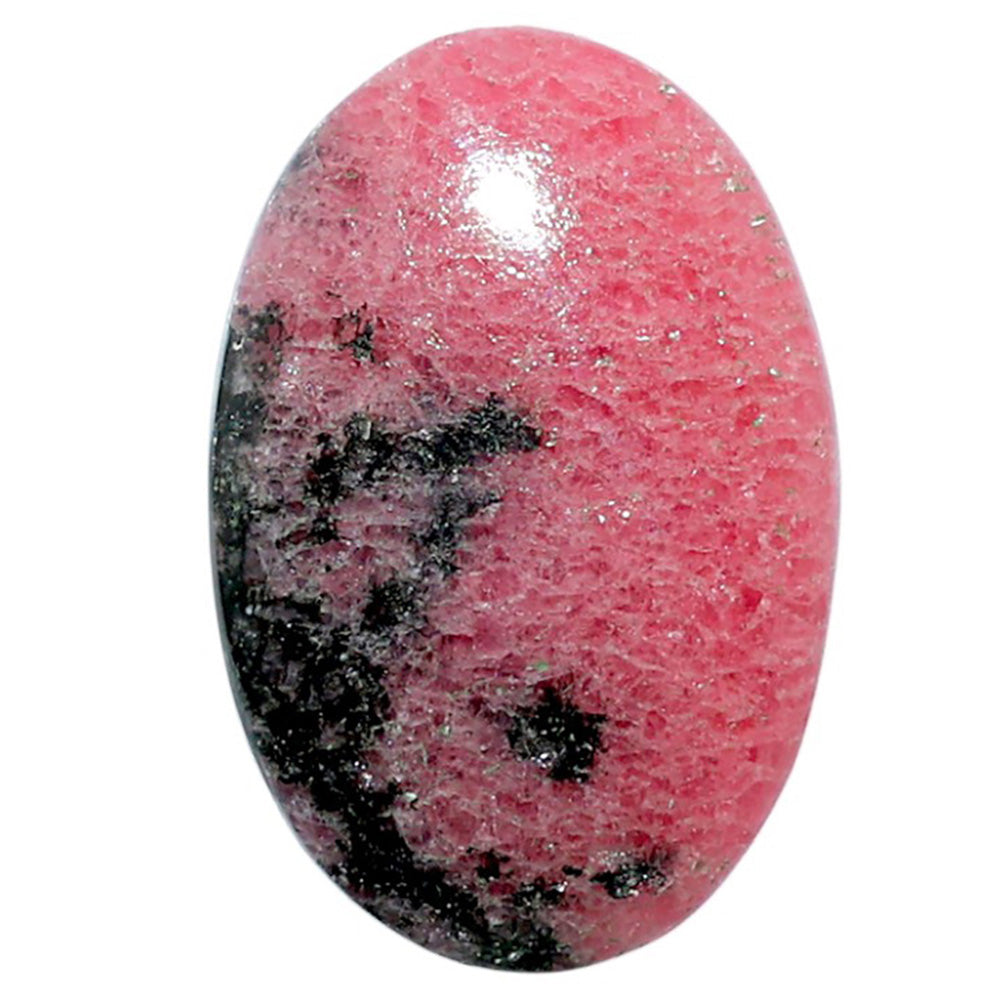 Rhodonite 20x29.9x5 mm Oval Shape Polished Gemstone LS50-08008