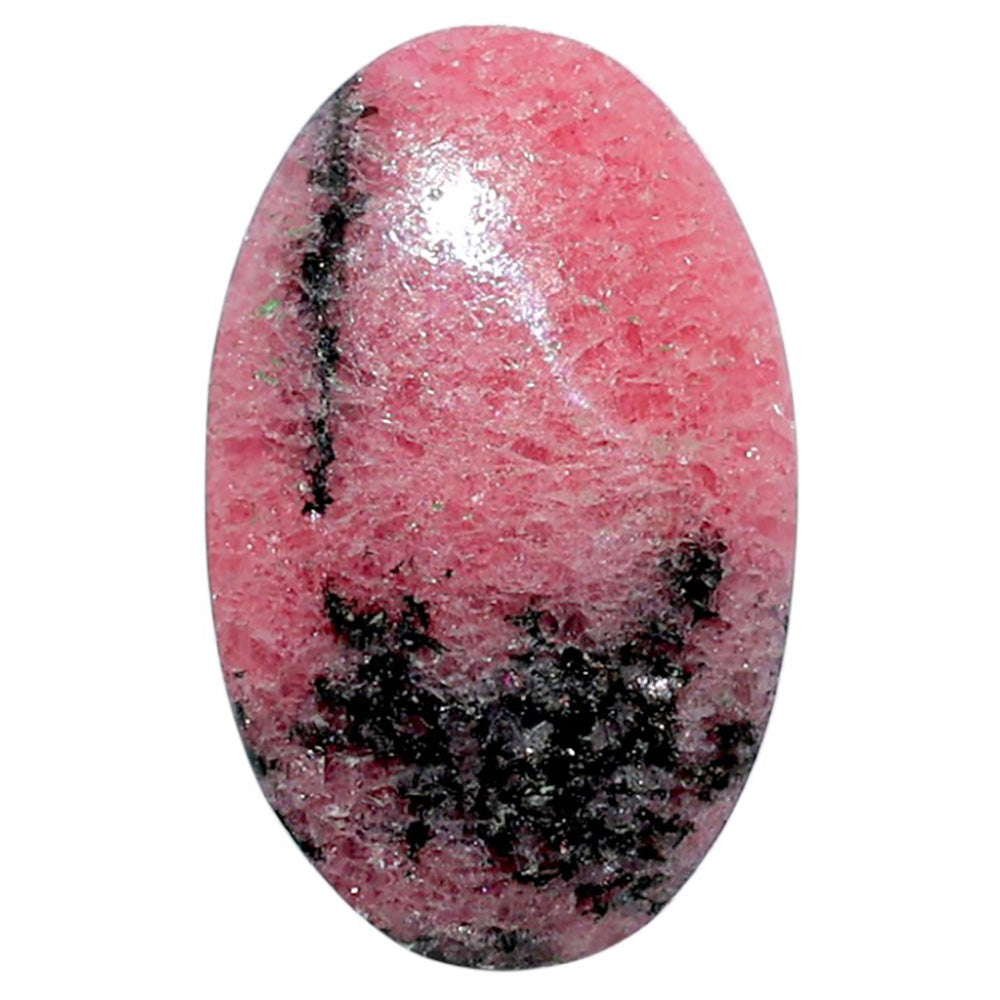 Rhodonite 17.6x28x5.5 mm Oval Shape Polished Gemstone LS50-08010
