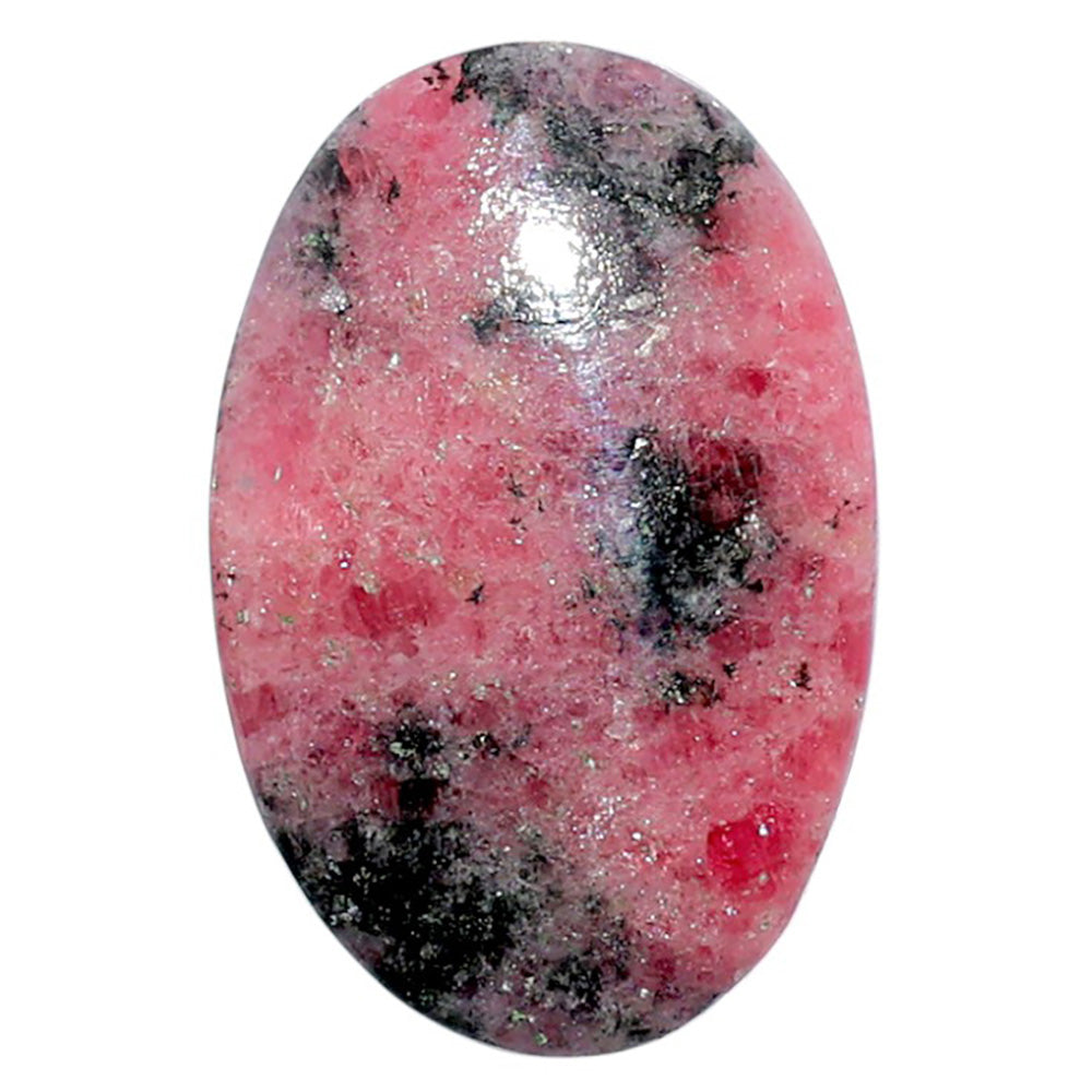 Rhodonite 18.9x28.5x5 mm Oval Shape Polished Gemstone LS50-08013