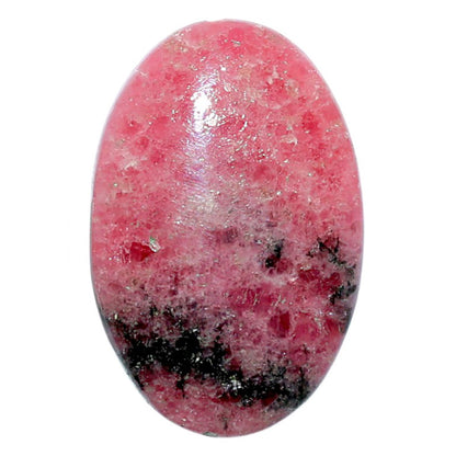 Rhodonite 20.2x30.7x5.5 mm Oval Shape Polished Gemstone LS50-08015