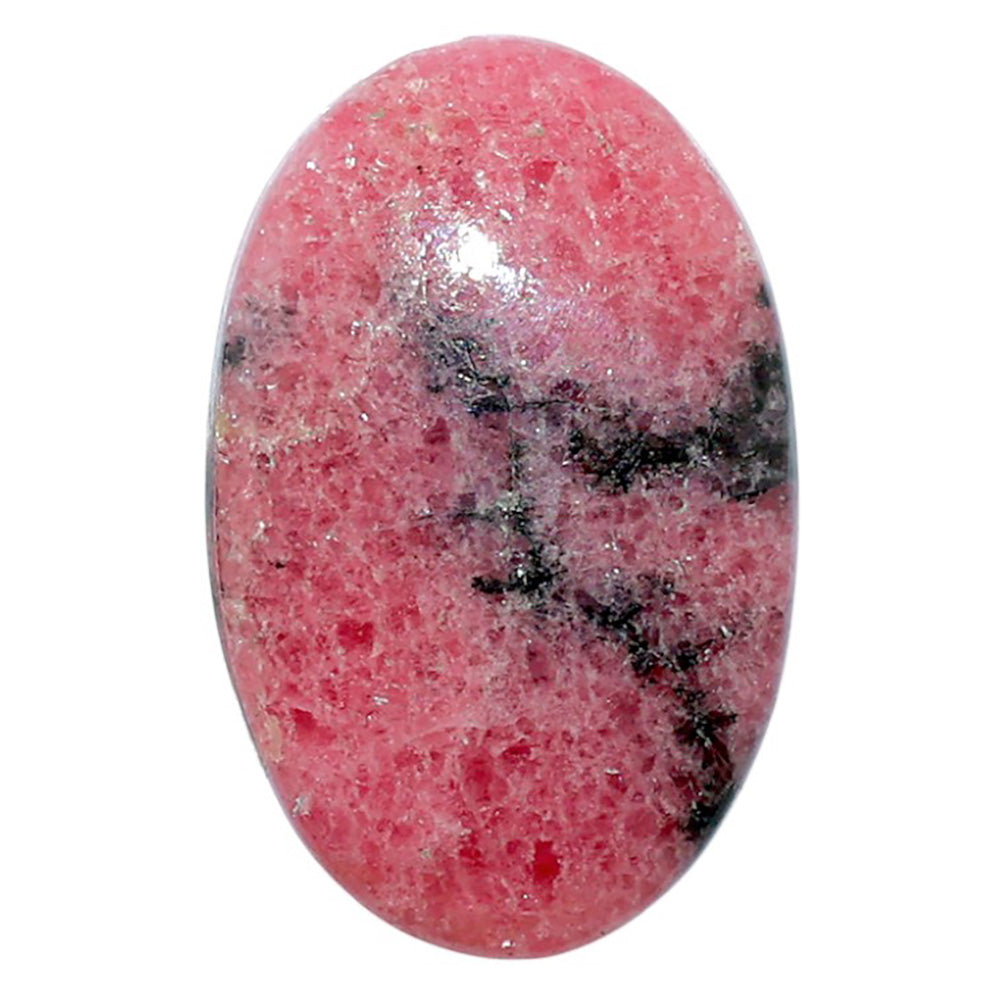 Rhodonite 19.1x29.9x5.5 mm Oval Shape Polished Gemstone LS50-08016