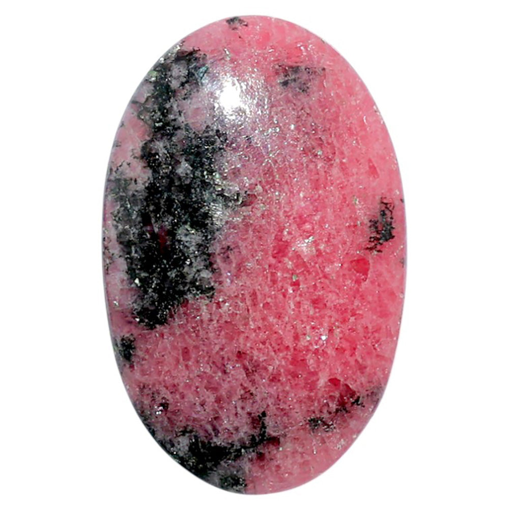 Rhodonite 19.8x31x4.5 mm Oval Shape Polished Gemstone LS50-08017